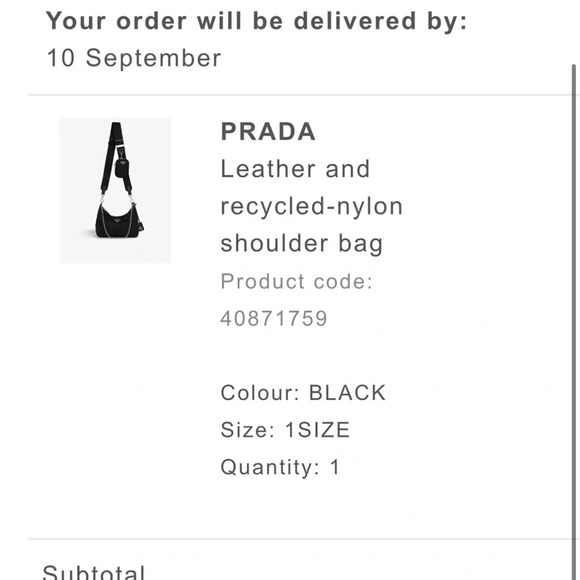 Prada Re-Edition 2005 Re-Nylon bag - Picture 16 of 16